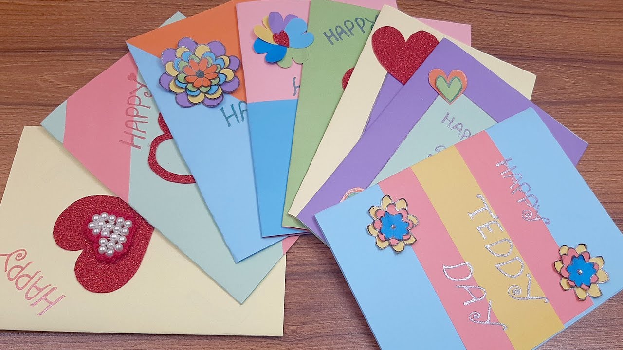 DIY Valentines day card making idea#Love Greeting Cards Latest Design Handmade#Dian Crafts 