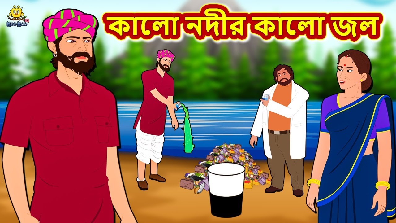 কালো নদীর কালো জল - Rupkothar Golpo | Bangla Cartoon | Bengali Fairy Tales | Koo Koo TV Bengali 