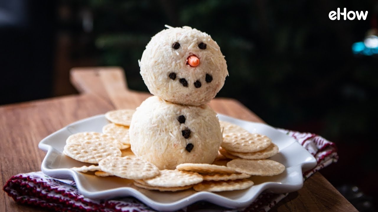 Snowman Cheese Ball Recipe 