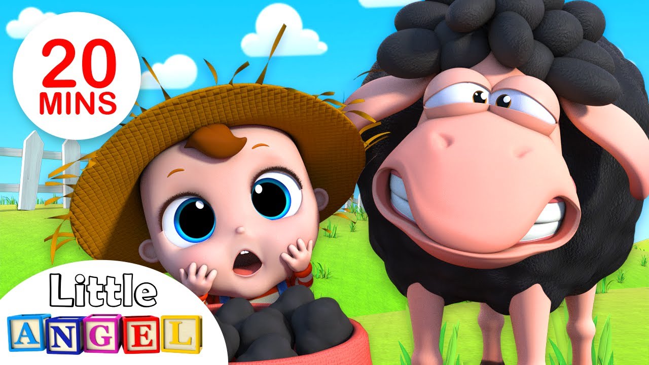 Baa Baa Black Sheep | +More Nursery Rhymes & Kids Songs by Little Angel 