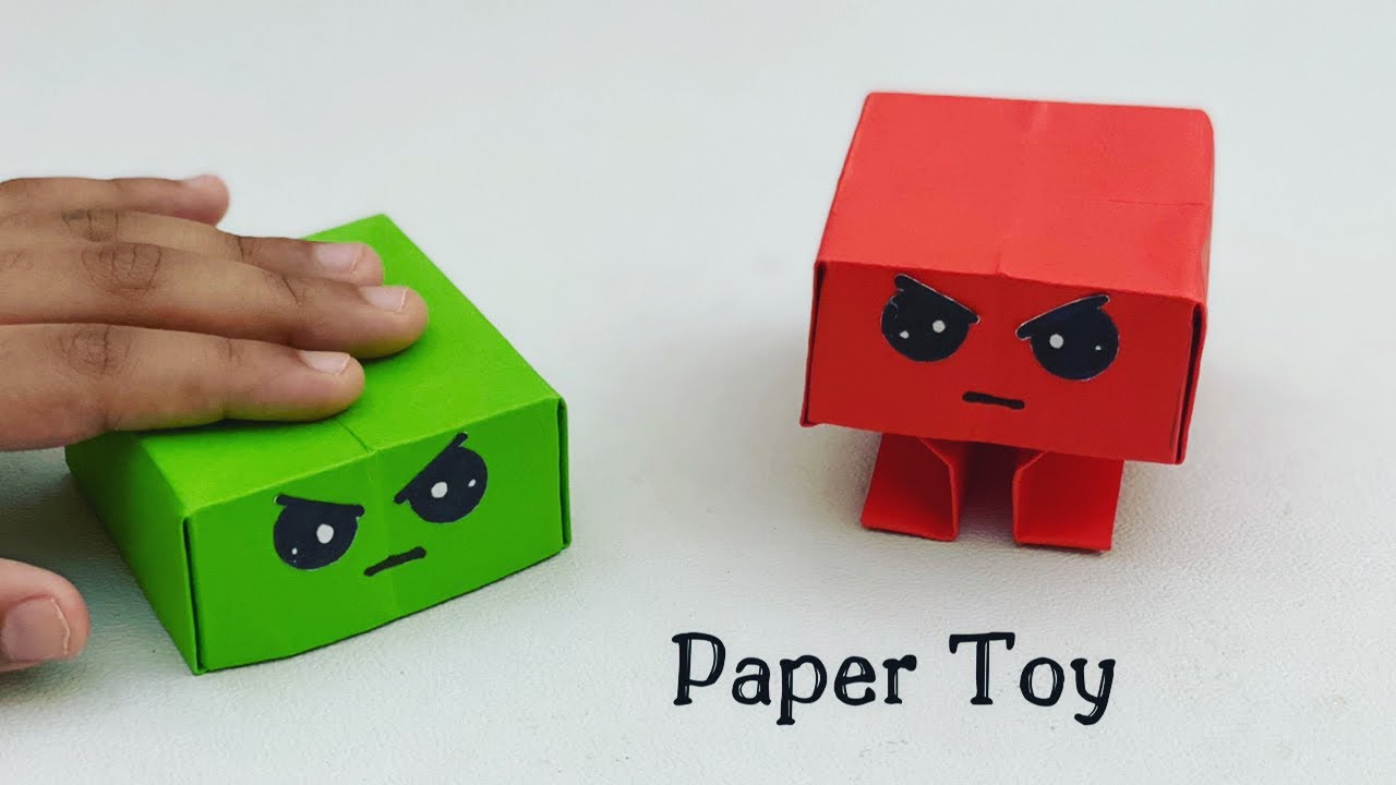 How To Make Easy Paper Toy For Kids / Nursery Craft Ideas / Paper Craft Easy / KIDS crafts 