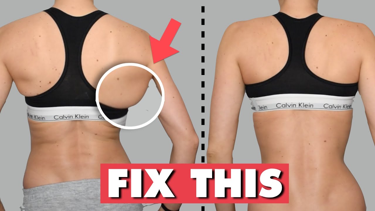Get Rid Of Bra Bulge With This Back Workout (RESULTS IN 2 WEEKS) 🔥, No  Equipment Upper Body