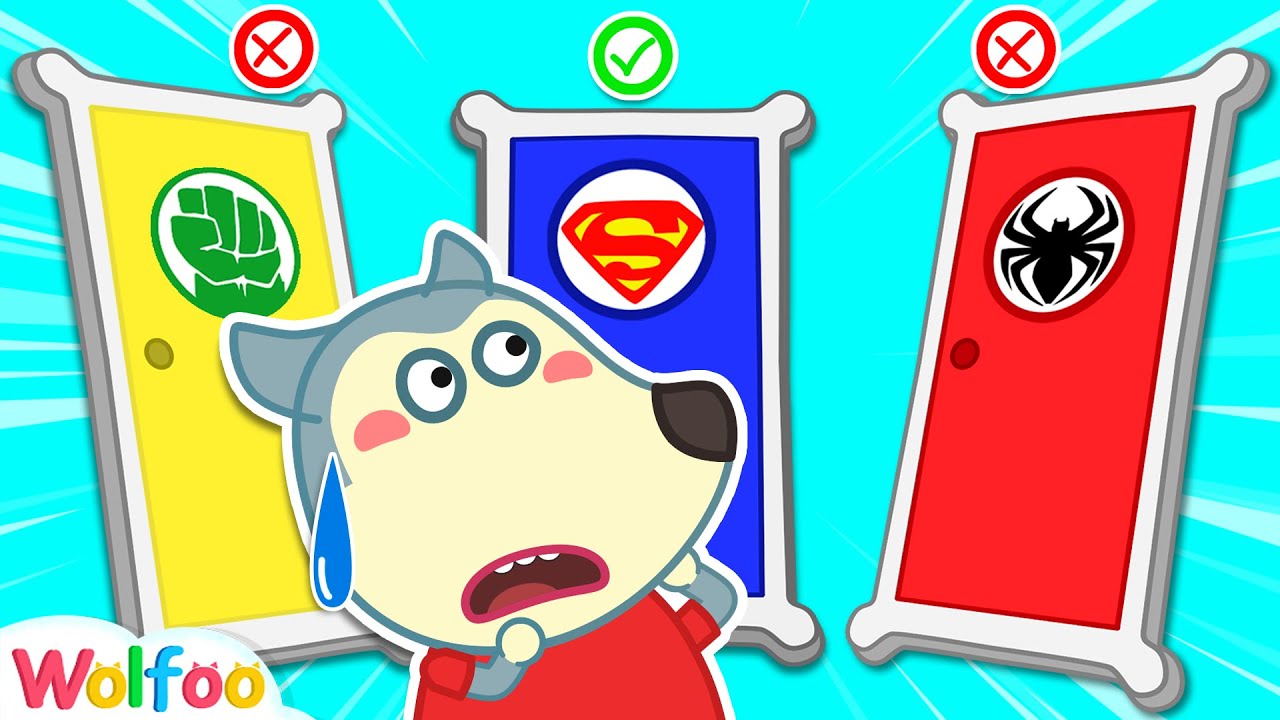 Wolfoo Wants to Be Superheroes When Opens Mystery Doors | Wolfoo Family Kids Cartoon 