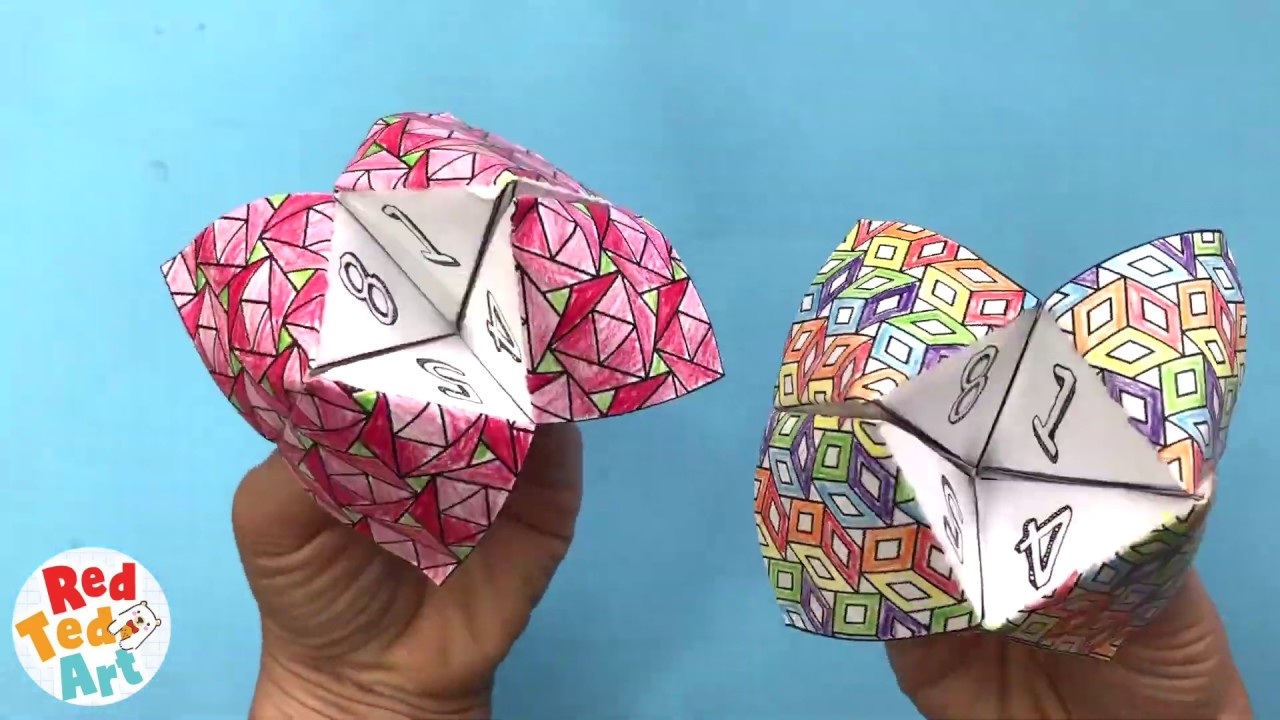 Ice Breakers for Back to School - Printable Cootie Catchers 