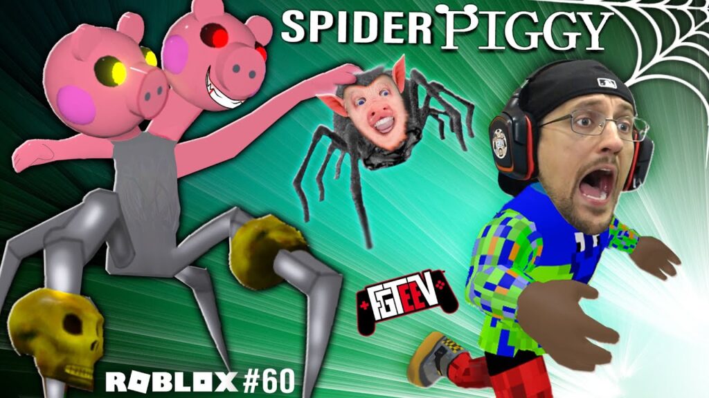 Roblox Spider Piggy Boss Vs Fgteev Custom Characters Showcase Chapter 10 Appetizer - fgteev roblox 20