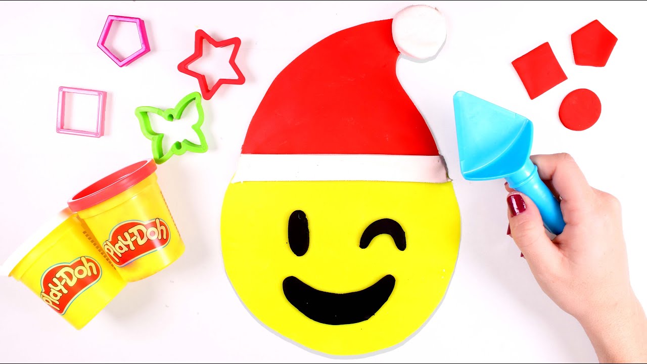 Emoji de Navidad con Play Doh ?? Manualidades para niños 