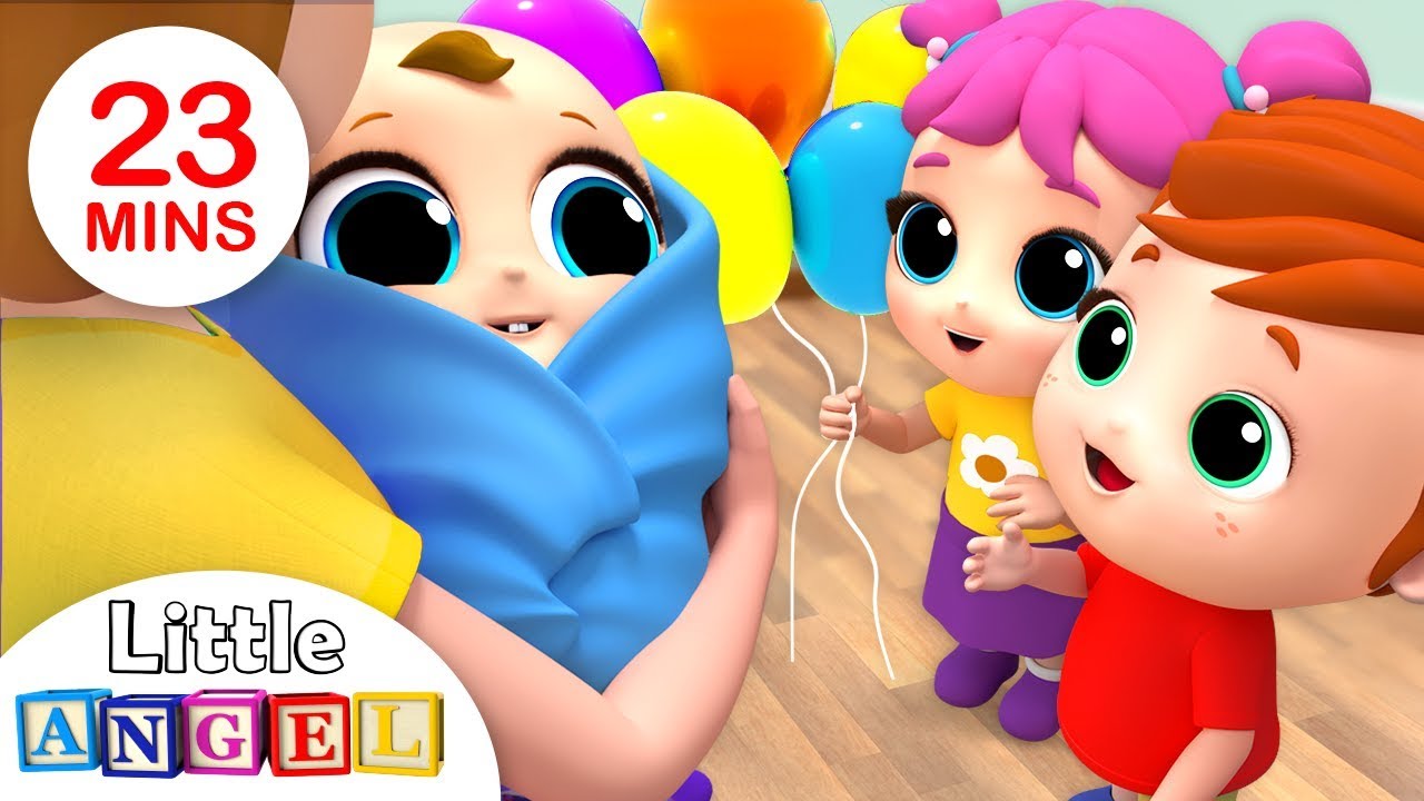 Welcome Home, Baby Brother! | Nursery Rhymes by Little Angel 