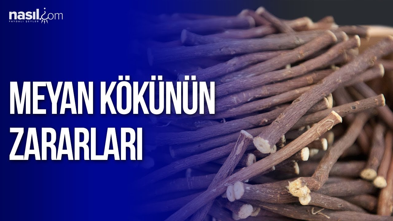 Meyan Kökünün Zararları 