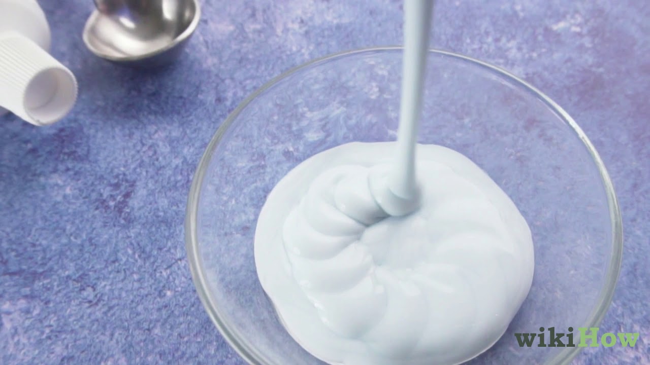 シャンプーと歯磨き粉だけでスライムを作る方法 