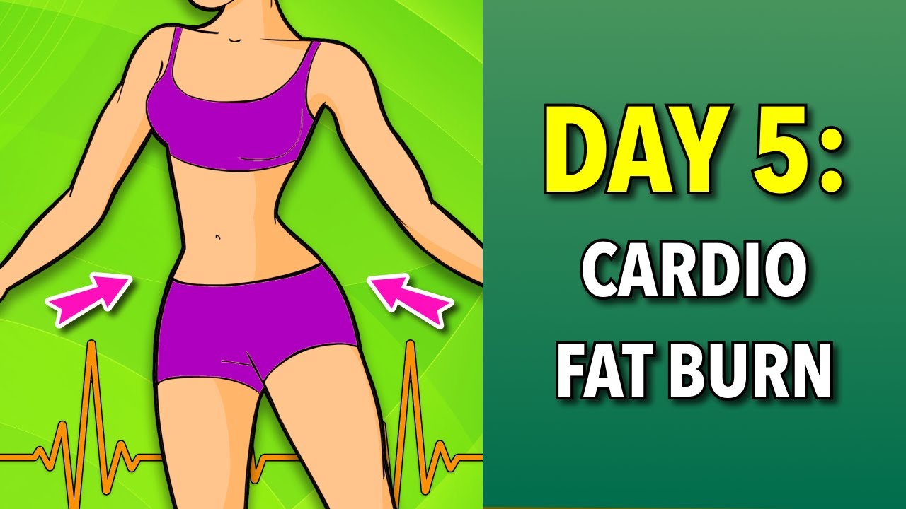 Day 5: Cardio and HIIT Fat Burn // 5 Day Weight Loss Challenge 