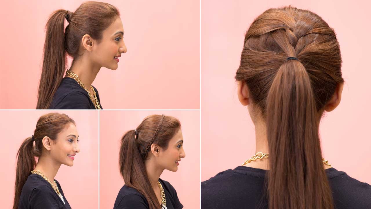 4 Easy Ponytail Hairstyles - Quick & Easy Girls Hairstyles - Glamrs 