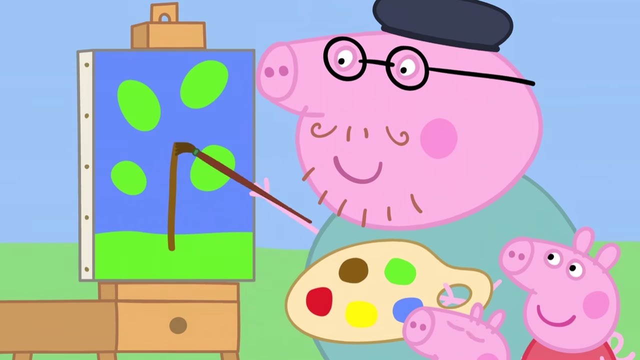 Peppa Pig en Español Episodios completos Pintura | Pepa la cerdita 