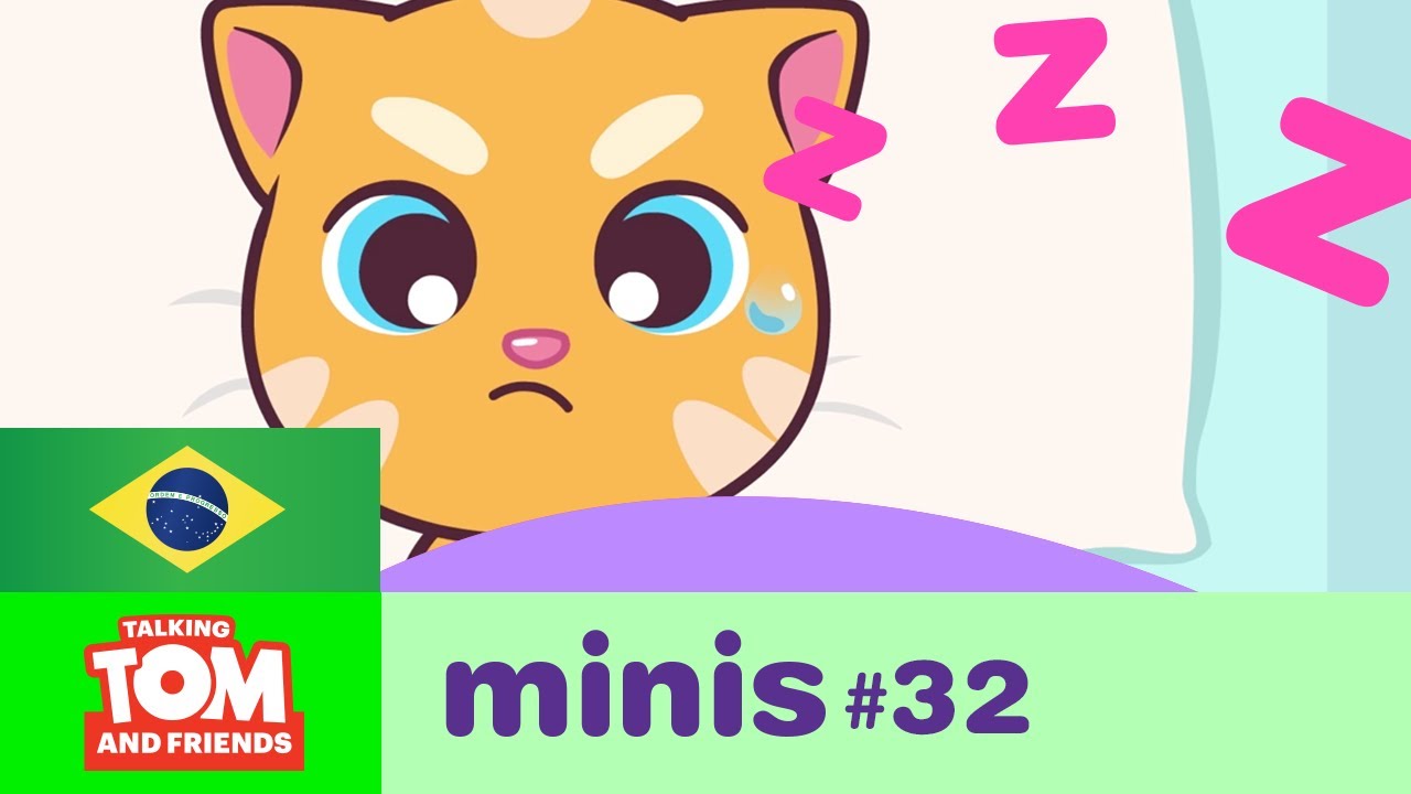 Talking Tom and Friends Minis - O Ginger Quer Dormir (Episódio 32) 