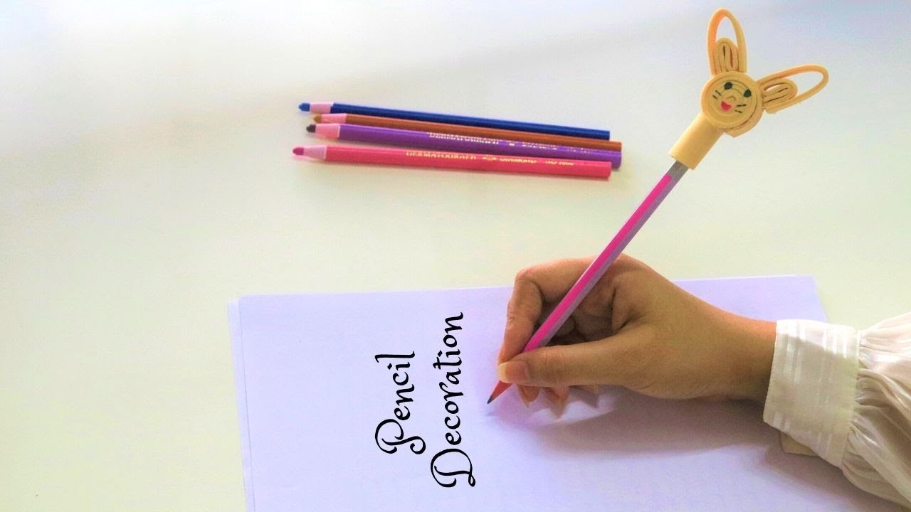 Pencil Decoration Ideas | Diy Pen & Pencil Decor | Back to School Supplies | 