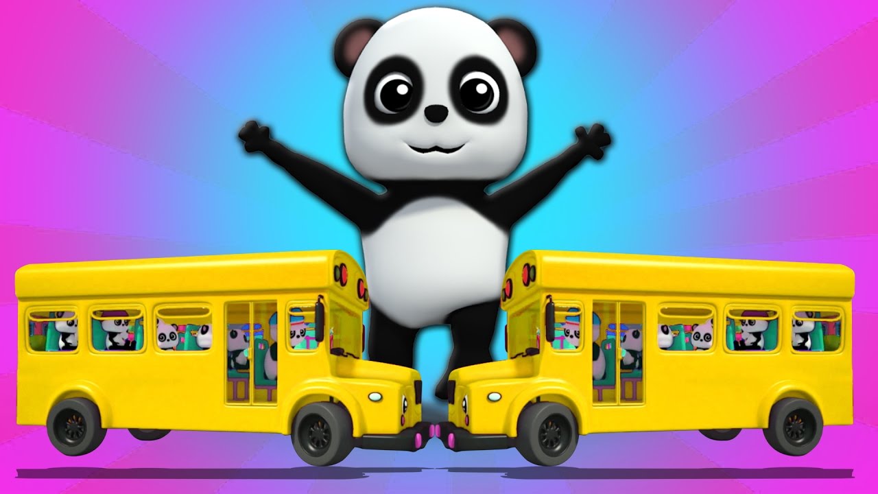 Baby Bao panda | Rodas no ônibus | Canções para bebês | Wheels On The Bus | Nursery Rhyme For Kids 