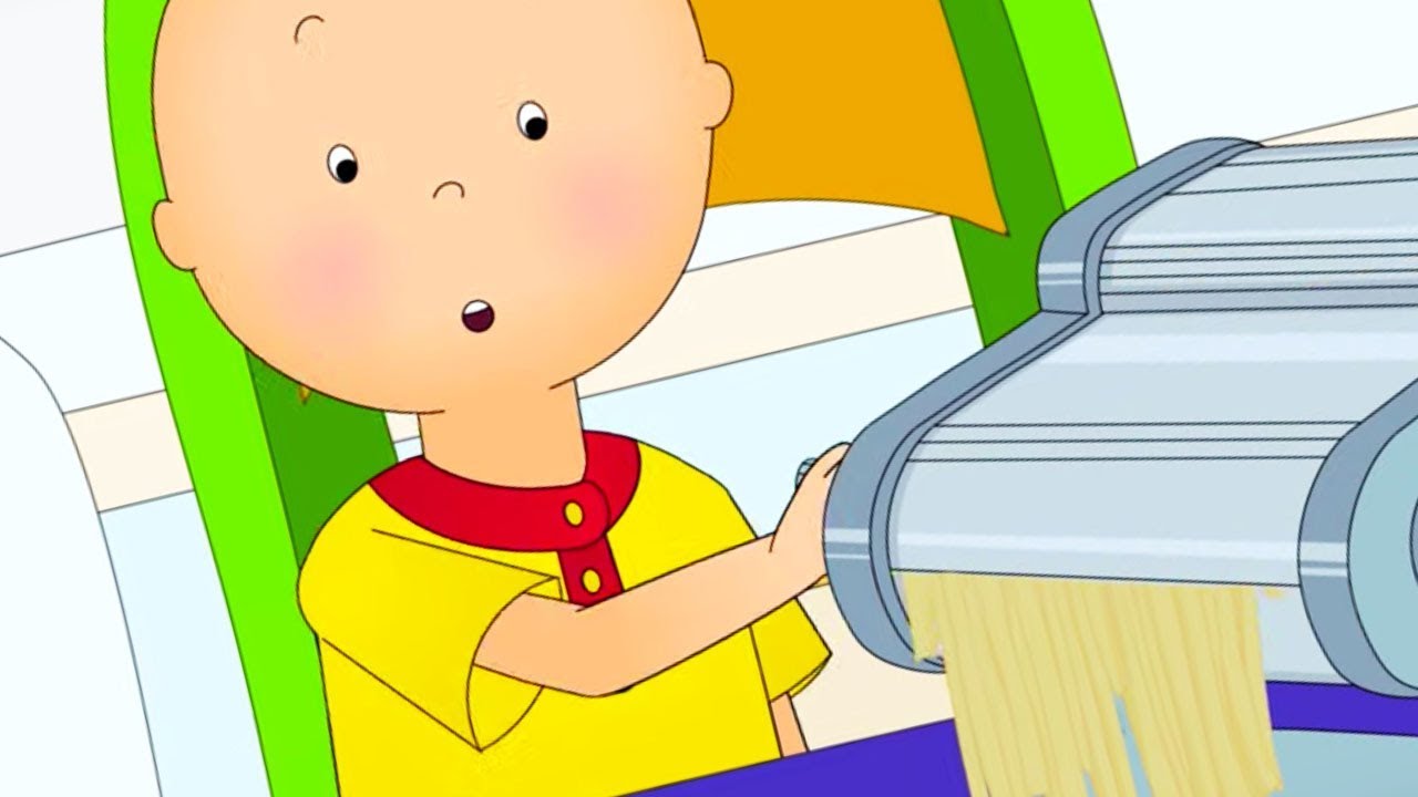 Caillou and Pasta | Caillou Cartoon 