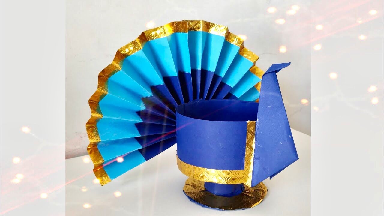 Paper Peacock showpiece | Showpiece Craft | Paper Craft Ideas 