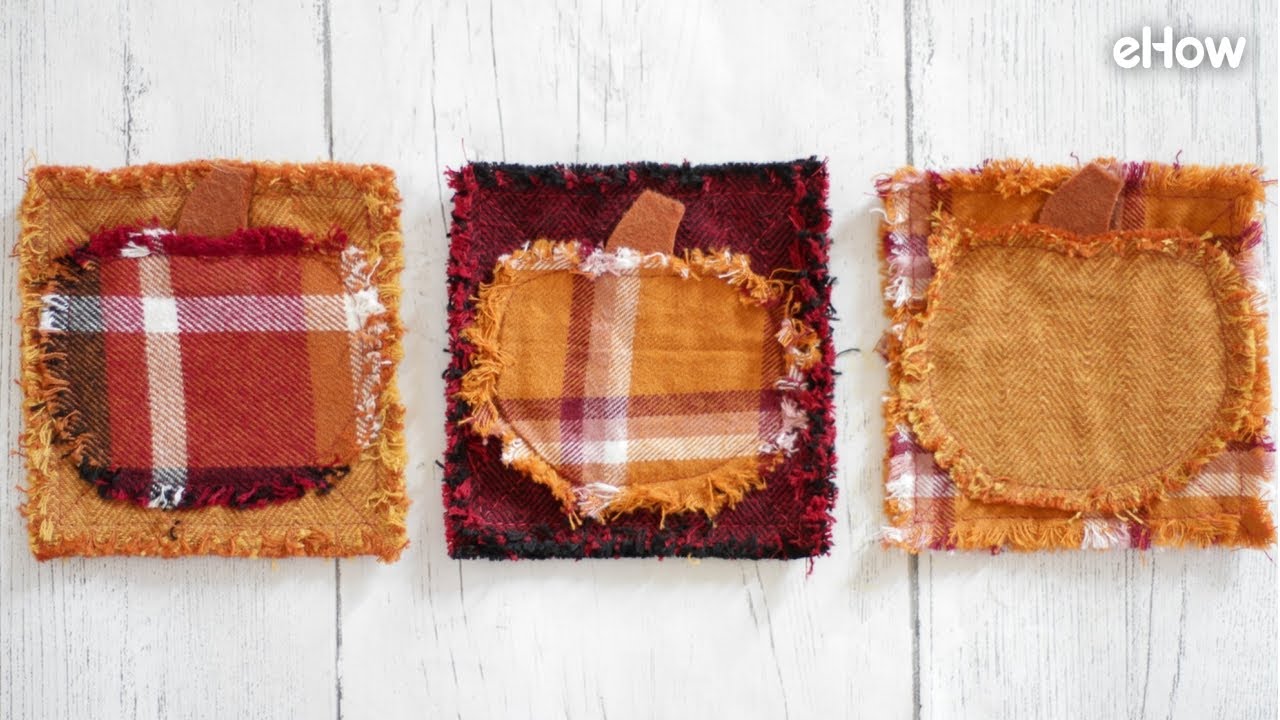 DIY Quilted Flannel Coasters 