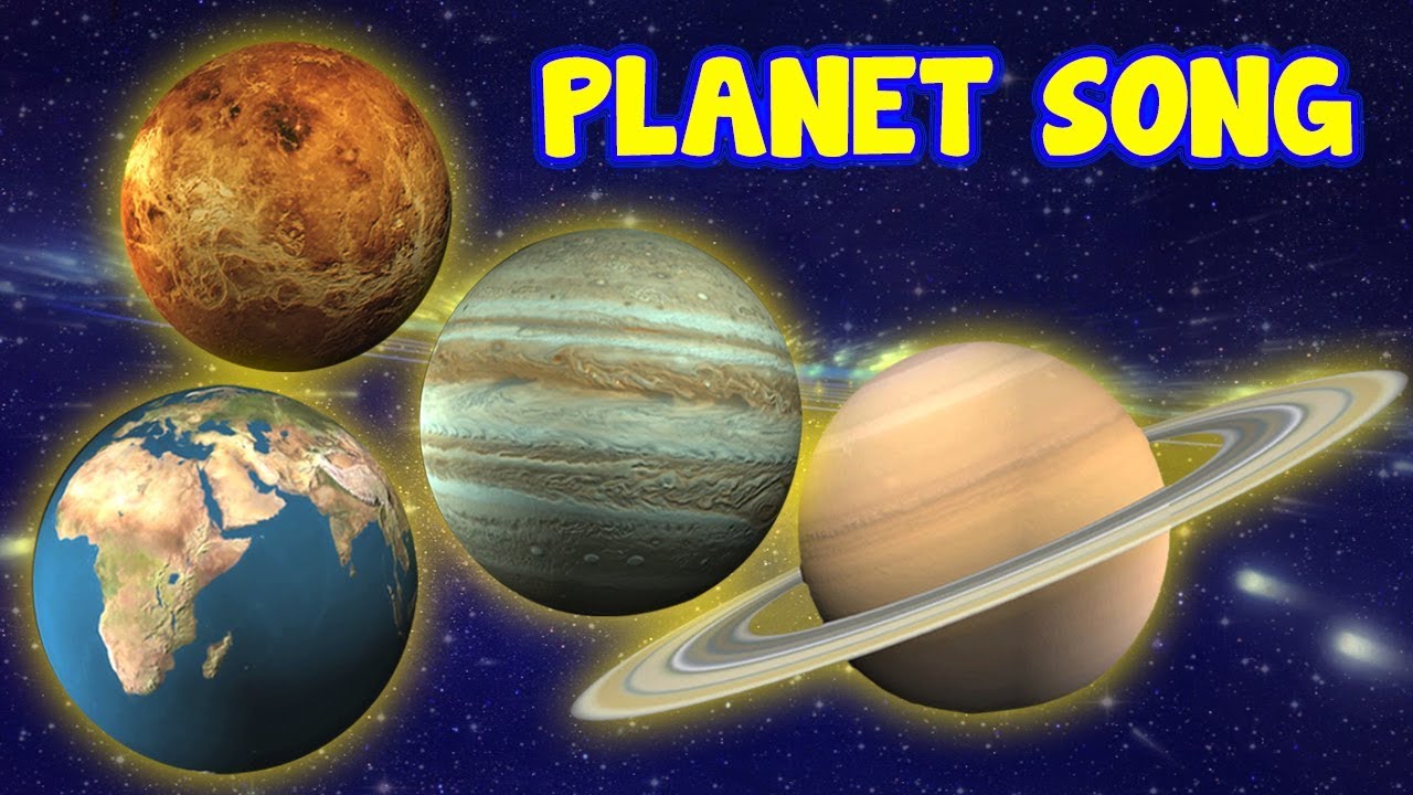 Canción Del Planeta | Video Educativo Para Niños | Nombres De Los Planetas | Planet Song For Kids 