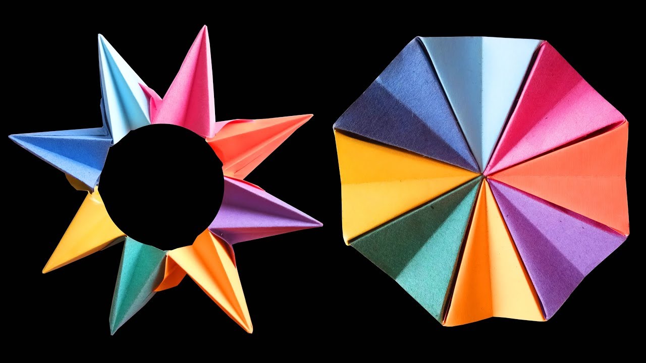 Very Easy paper crafts - Origami Fireworks : DIY Crafts 