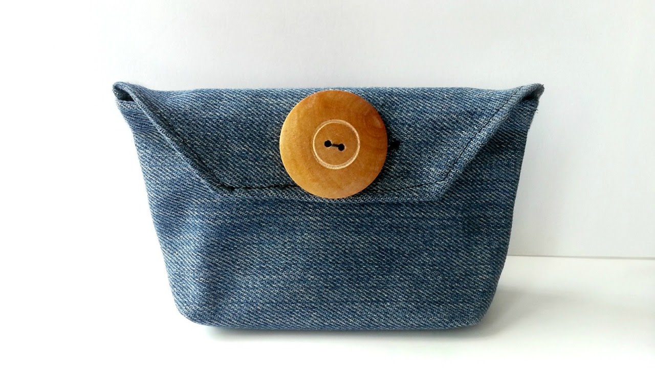 How To Create a Simple Jeans Purse - DIY Style Tutorial - Guidecentral 