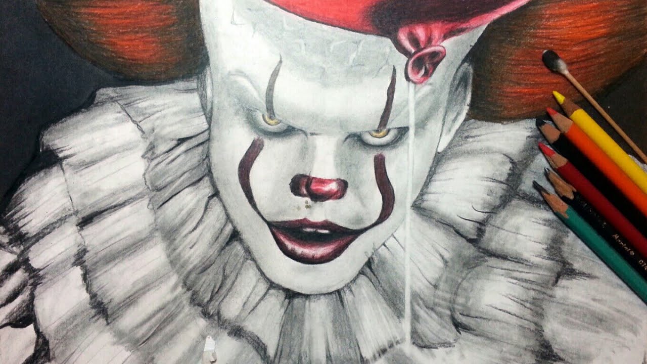 Como dibujar a Pennywise, el payaso de la Película (IT) 