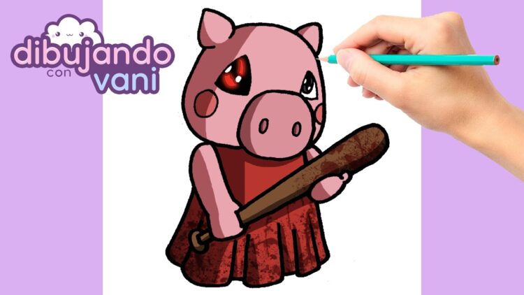 Como Dibujar A Piggy De Roblox Dibujos De Roblox Dibujos Kawaii - dibujos de piggy roblox kawaii para colorear