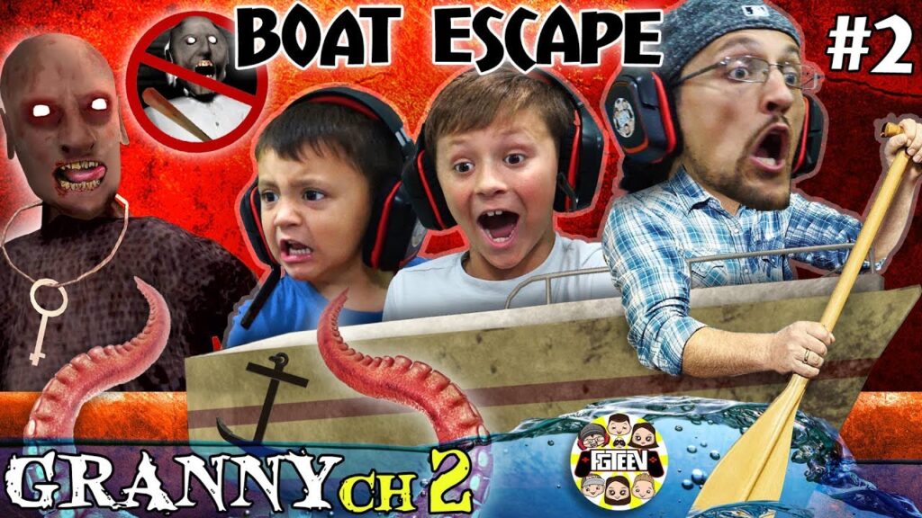 Granny S House But No Granny Boat Escape Grandpa God Mode Fgteev S Chapter 2 Pt Two - roblox escape bendy granny 2 player game download youtube