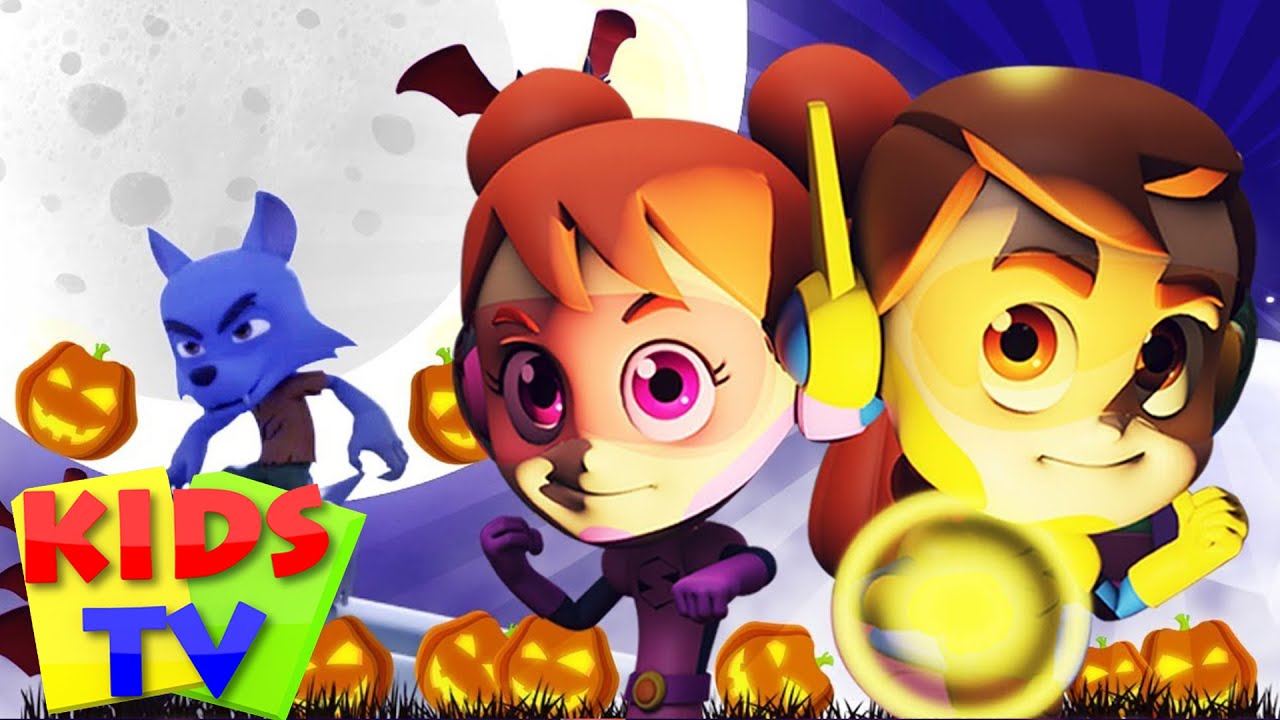 Hello it's Halloween | Super Supremes Cartoons | Halloween Songs For Kids 