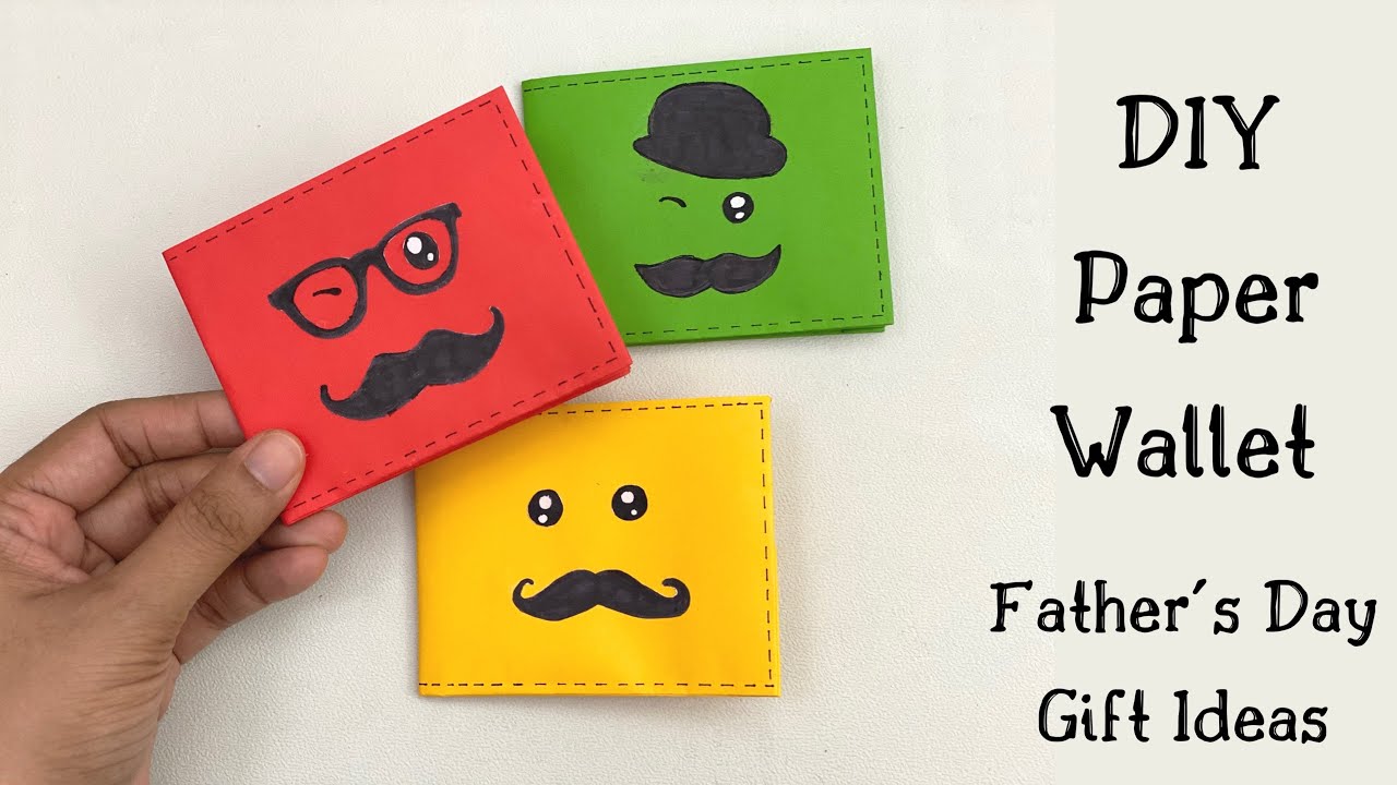 How To Make a Paper Wallet / Origami Wallet / Paper Craft / Father's Day Gift Ideas / Paper Purse 
