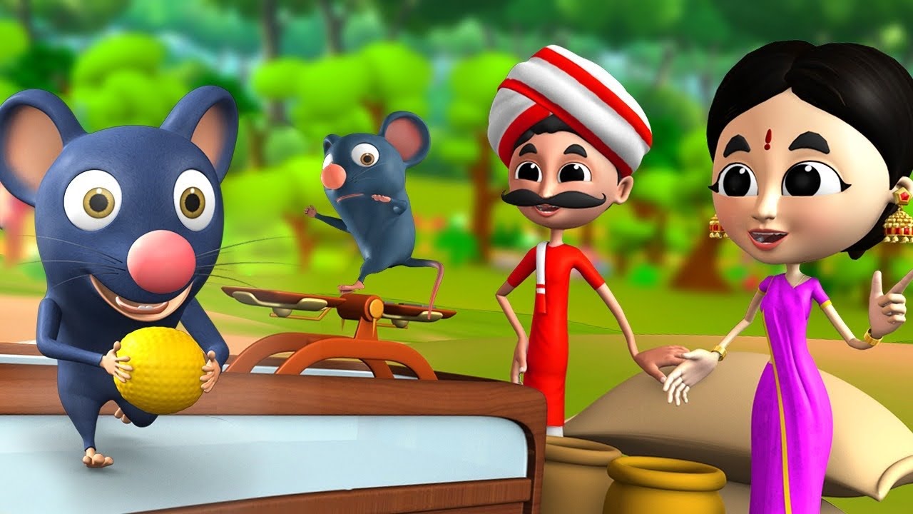 दो शैतान चूहे - 2 Funny Rats Story | Hindi Moral Short Stories | JOJO TV Cartoon Hindi Fairy Tales 