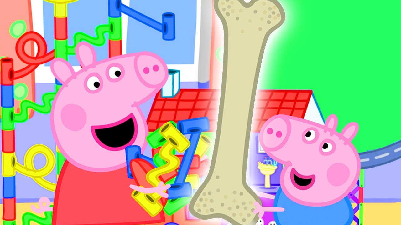 Peppa Pig Official Channel | Building the Biggest Marble Run with Peppa and George 