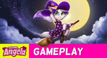 Learn the Spooky Dance with Angela! ? NEW Halloween Update in My Talking Angela