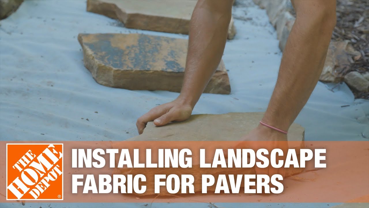 How to Install Landscape Fabric for a Step Stone Walkway 