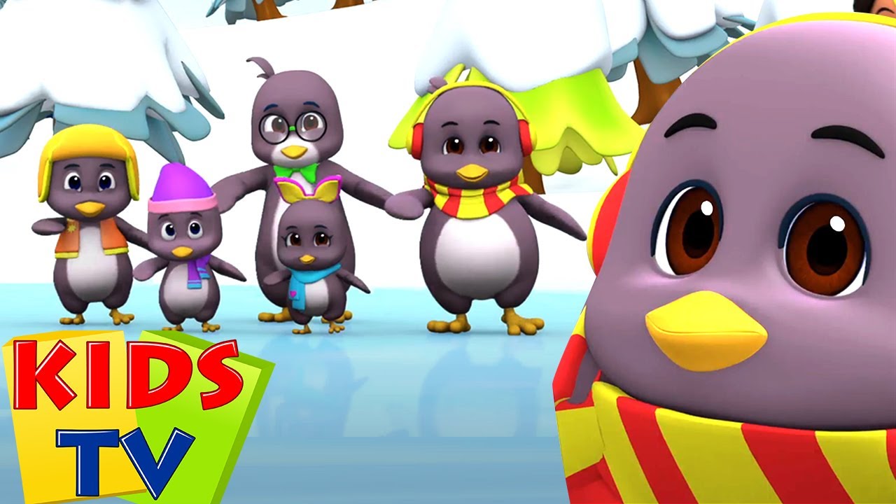Penguin Dance Song | Nursery Rhymes | Baby Songs & Kids Cartoon - Kids Tv 