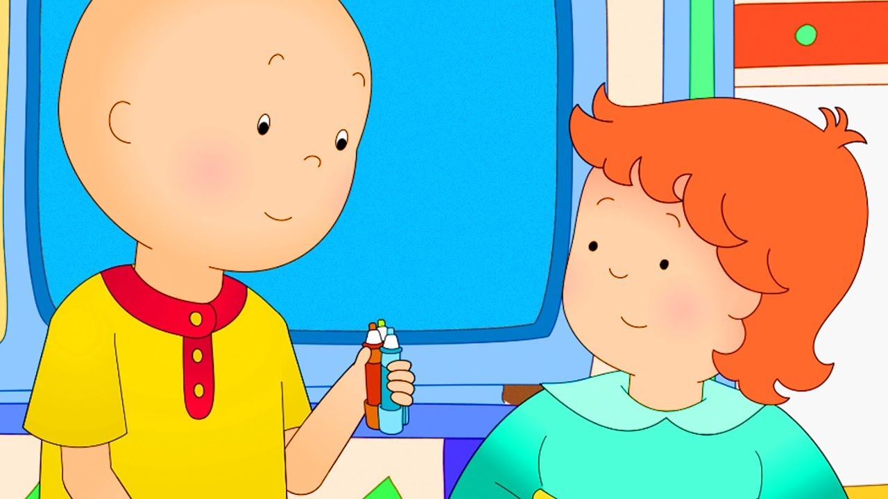 Funny Animated cartoons Kids | Caillou draws with Rosie | Cartoon for Children #Caillou #Cartoon 