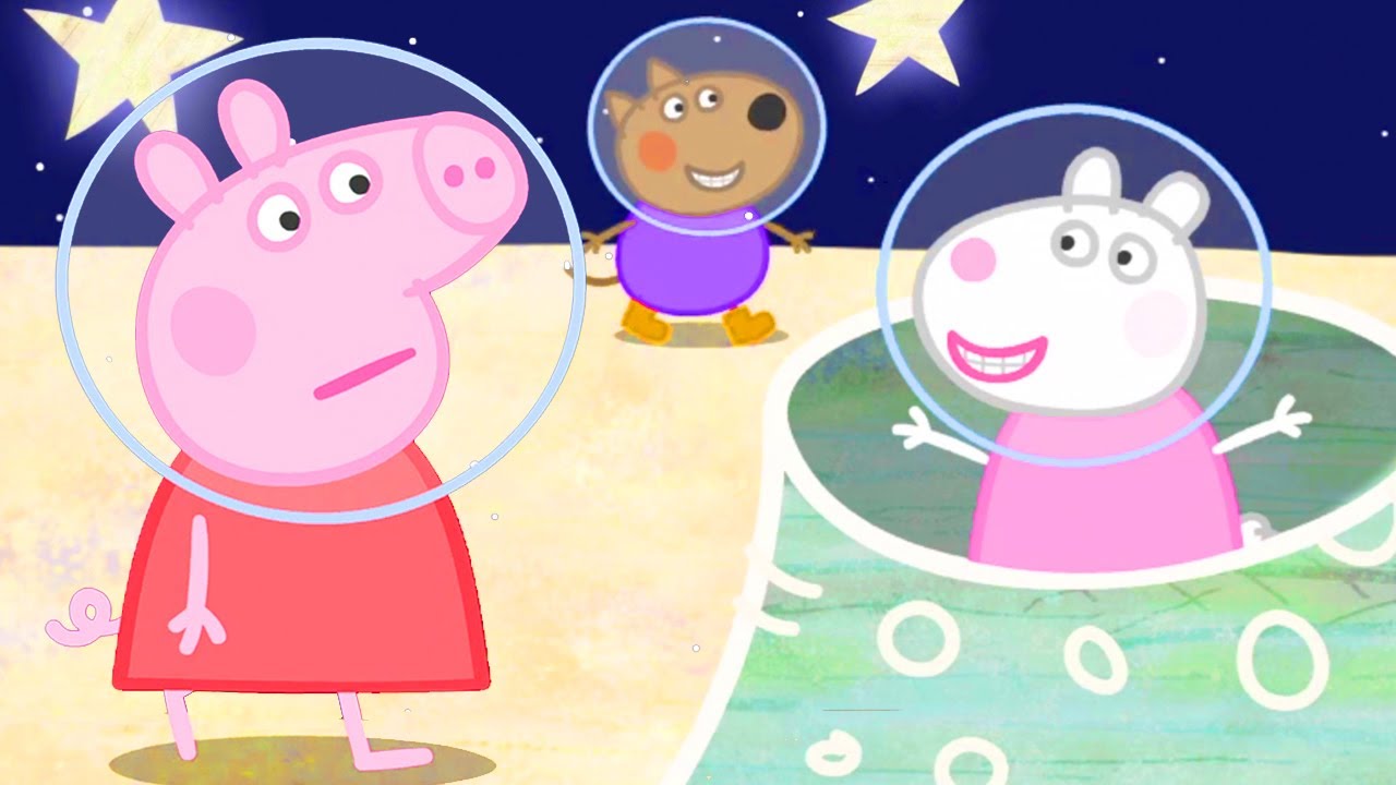 Peppa Pig Official Channel ?‍? Peppa Pig Flies to the Moon 