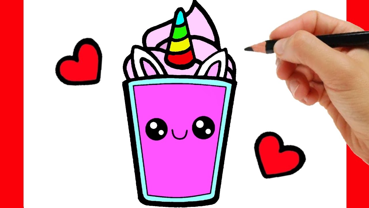 HOW TO DRAW A MILK SHAKE EASY 