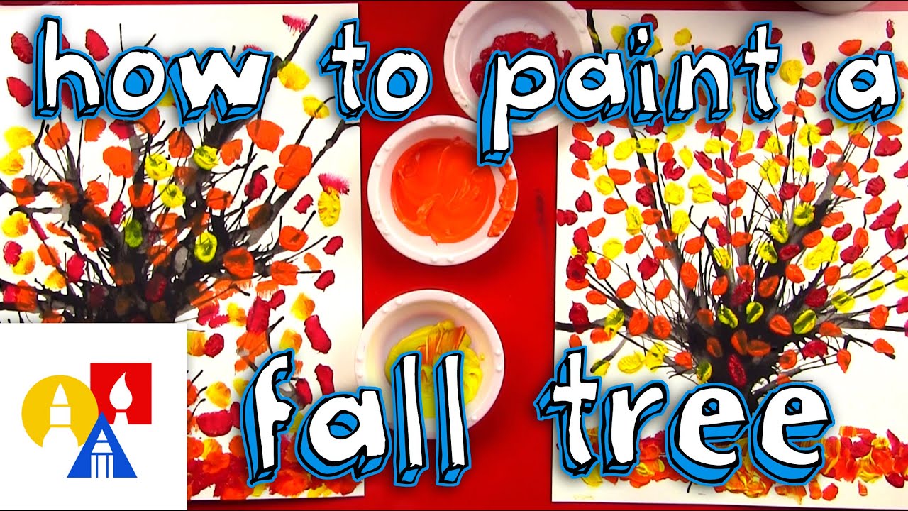 How To Paint A Fall Tree 