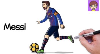 Como Dibujar a Messi Paso a Paso – Dibujos para Dibujar – Dibujos Faciles Lionel Messi