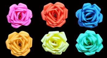 How to make a paper flower – Rose (very easy) – HD