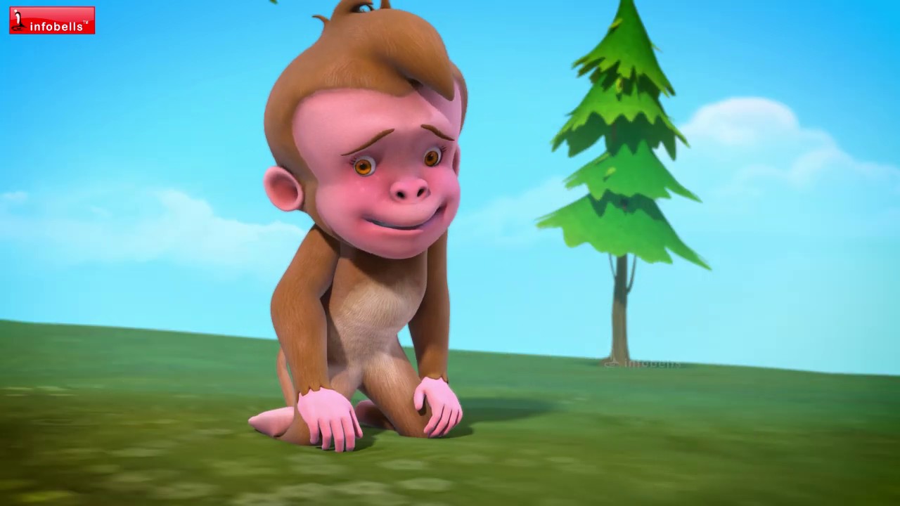 एक शरारती बंदर और भैंस की कहानी | Hindi Stories for Kids | Infobells 