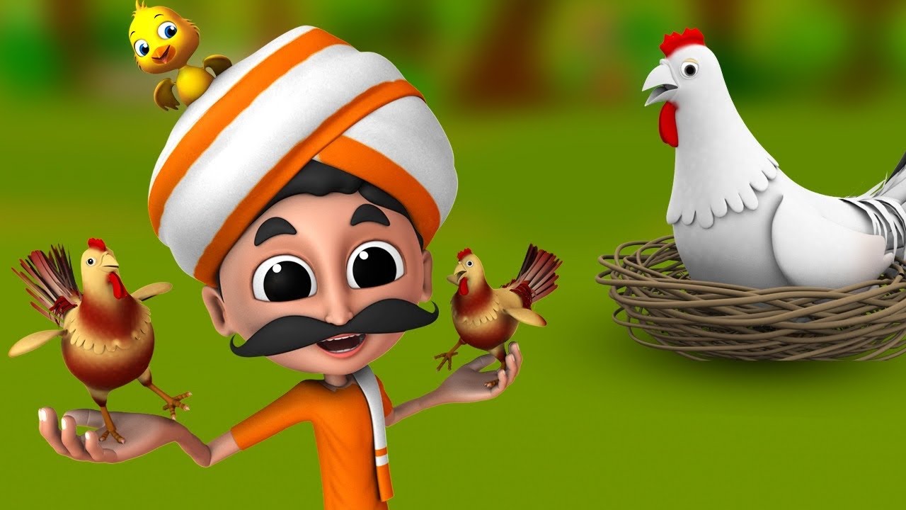 बुद्धिमान मुर्गी - A Wise Little Hen 3D Hindi Moral Stories | Bedtime Stories Funny Comedy Videos 