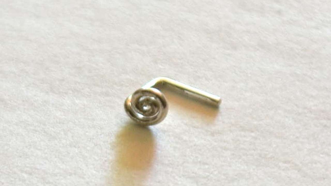 How To Make A Simple Spiral Nose Stud - DIY Style Tutorial - Guidecentral 