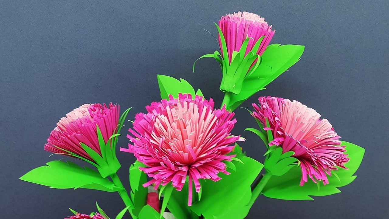 How to Make Beautiful DIY Paper Flowers Easy | Paper Craft 