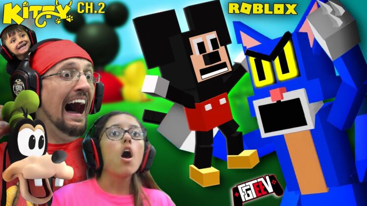Roblox Kitty Chapter 2 Escape Mickey S Clubhouse Fgteev Gameplay - granny chapter 2 code roblox 2020 youtube