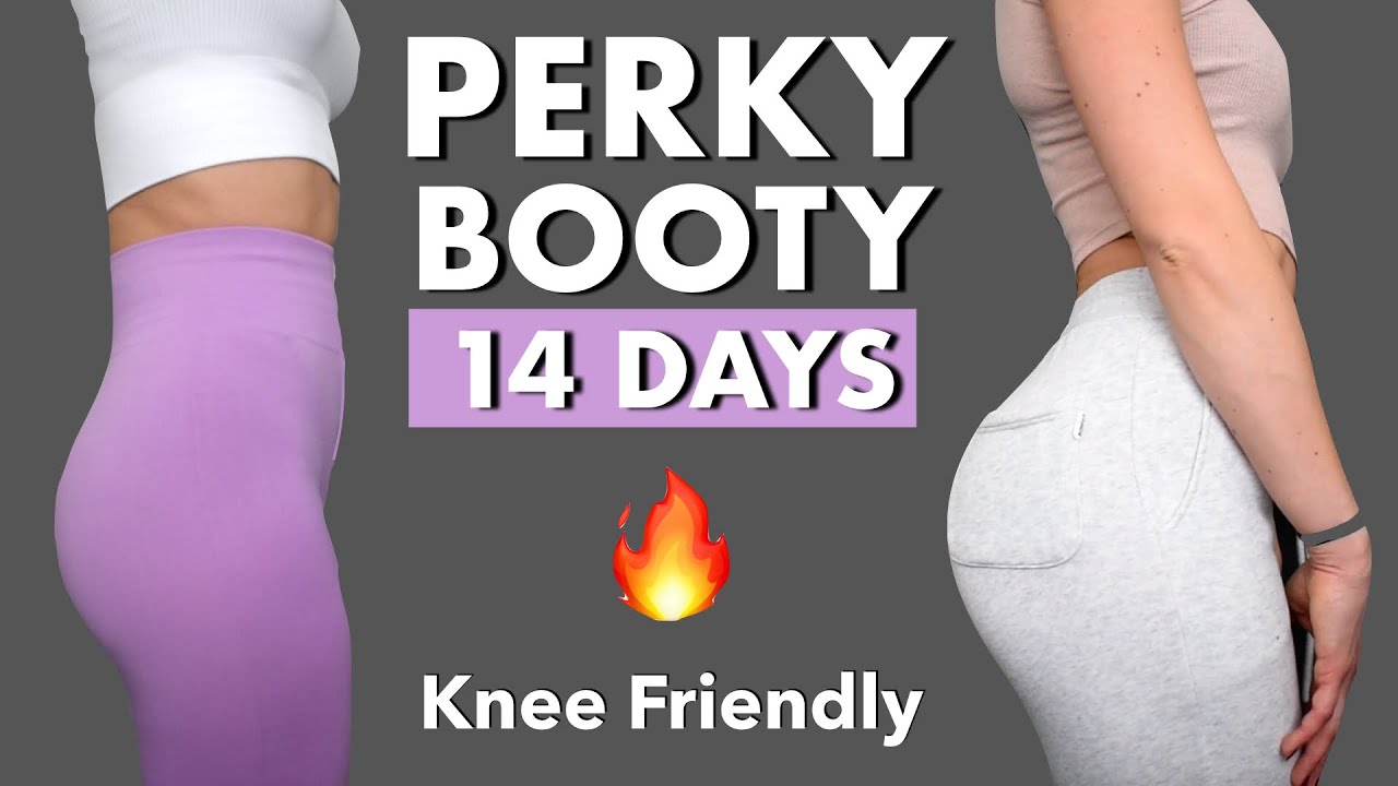 PERKY BOOTY IN 14 DAYS | Knee Friendly (LOW IMPACT) Workout | Easy At Home, No Equipment 