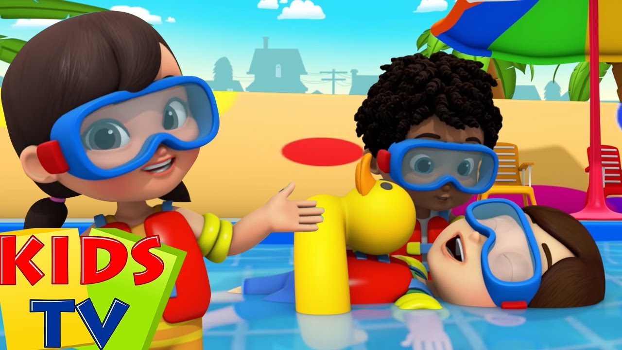 Swimming Song + More Kids Tv Nursery Rhymes & Baby Songs 