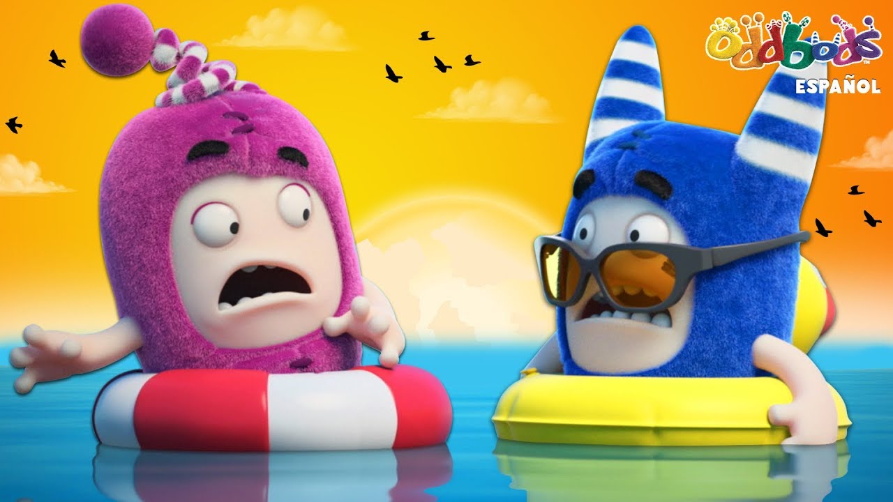 Oddbods | Amenaza de Tiburón | Dibujos Animados Divertidos 