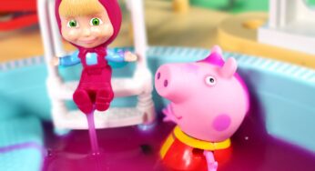 ❤ PEPPA PIG Y MASHA ❤ Piscina de Slime Divertida | Aventura de Juguetes para Niños en Español